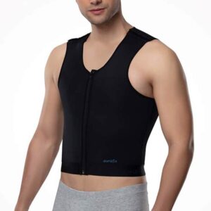 1730 B_ ECO MEN BRA LIKE lipomatic pressure garment (DESINED TO SUPPORT CHEST AND BREAST)