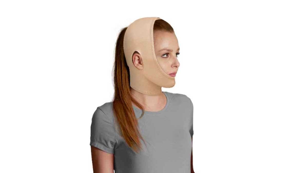 Components of a Face Lipomatic Pressure Garment