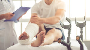 important care needed after a broken leg